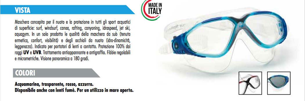 Occhiale da nuoto VISTA neutro